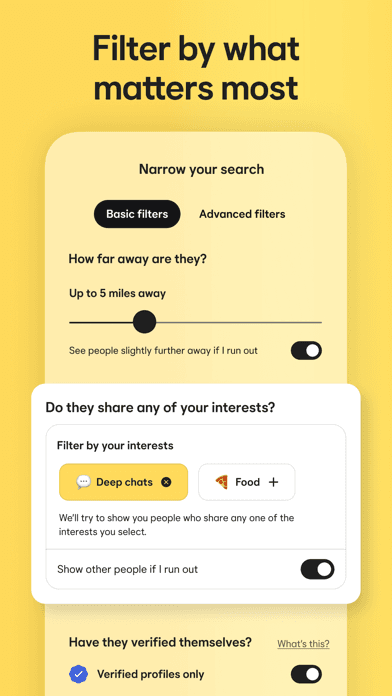 Bumble App Store screenshot 7