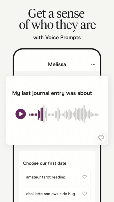 Hinge App Store screenshot 4